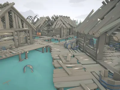 RPG Poly Pack - Abandoned Village Low-poly 3D model