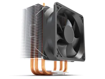 CPU Cooler 3D model