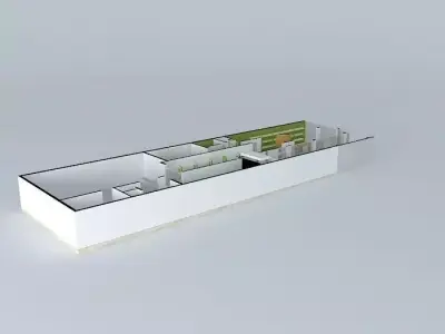 Tekoa shop interior deisgn Free 3D model