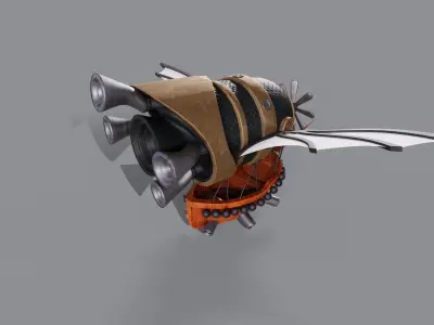 Battle blimp 3D model