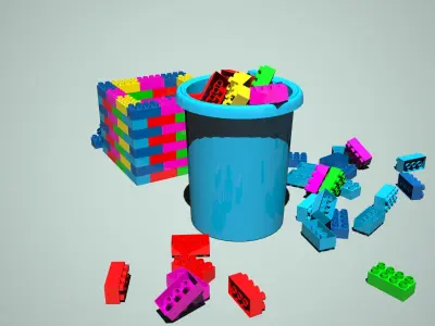 lego toys Free 3D model