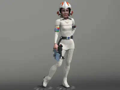 Colonel Wilma Flight Suit - Buck Rogers in the 25th Century 3D print model