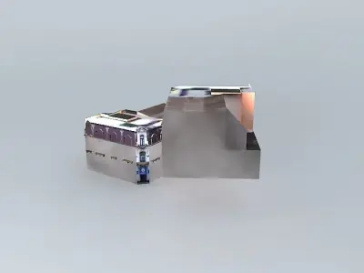 Ex Hotel Rome Free 3D model