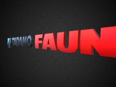tadano faun logo 3D model