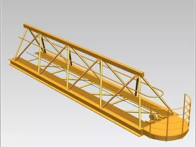 TOWER CRANE -Crane jib last- Free 3D model