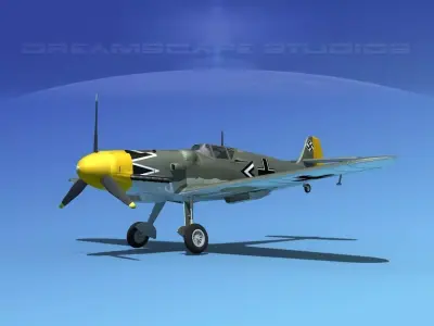 Messerschmitt BF-109 V13 3D model