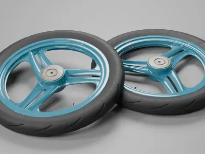 Rim Peugeot 103 Grimeca extra 3D model