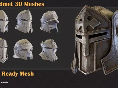 MK-Helmet-VOL73 3D model