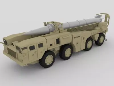 9p117 elbrus Low-poly 3D model