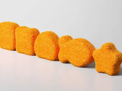 Fish Nuggets 3D model