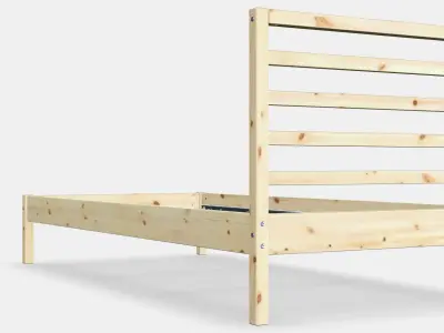 TARVA Bed frame 3 3D model