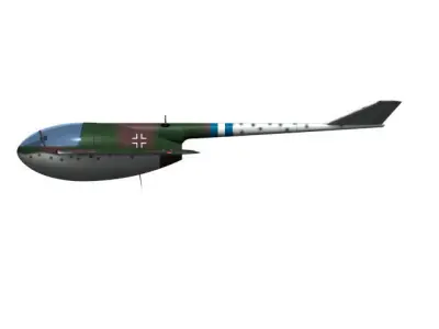 Messerschmitt Me Libelle 3D model