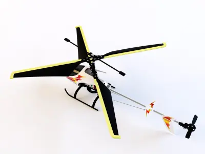 Helicopter toy 3D model
