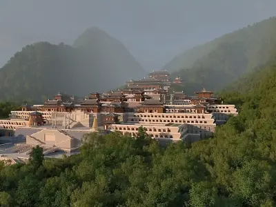 Historic Building Temple 3D model