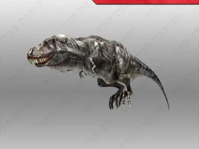 Tyrannosaurus Rex  Low-poly 3D model
