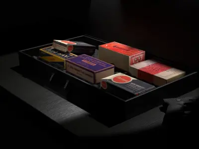 Ammo boxes Pro - Briefcase Low-poly 3D model