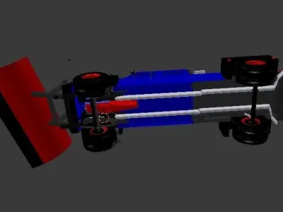 1993 Dodge Ram W350 Crew Cab Long Bed Free 3D model