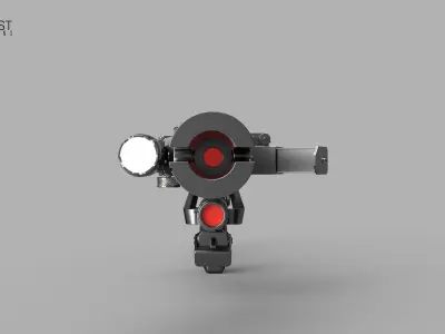 E 11 D Blaster for 1 12 scale  3D print model