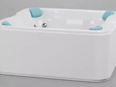-Hot Tub- Low-poly 3D model
