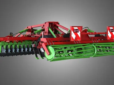 AGRO MASZ Tillage Machine 3D model