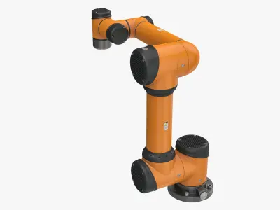 Orange Collaborative Robot 3D model