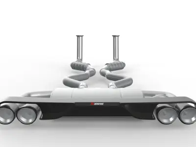 Akrapovic Exhaust System 3D model