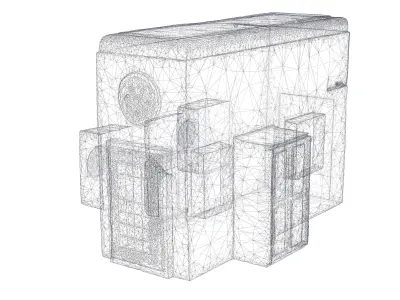 PRIVATE ROOM OF THE KING Low-poly 3D model