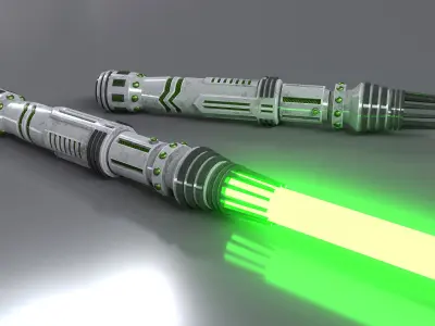 LIGHTSABER BUNDLE PACK Low-poly 3D model