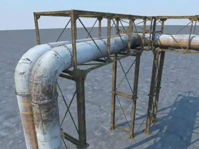 Pipeline Industrial 3D model