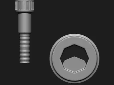 Nuts and Bolts IMM Brush Pack 21 in One 3D model