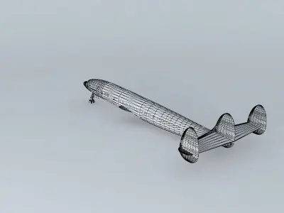 Super Constellation 01 Free 3D model