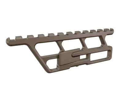 Gun Side Rail Pack Low-poly 3D model