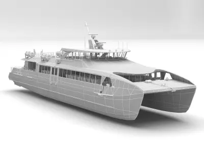  Passenger ferry 3D model