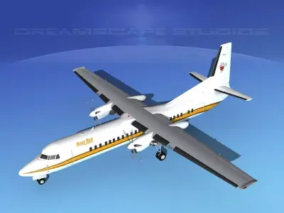 Fokker F-60 Buzy Bee 3D model