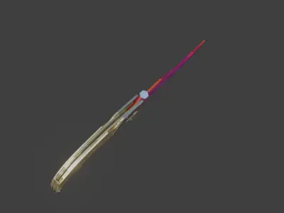 Falchion cs go Low-poly 3D model