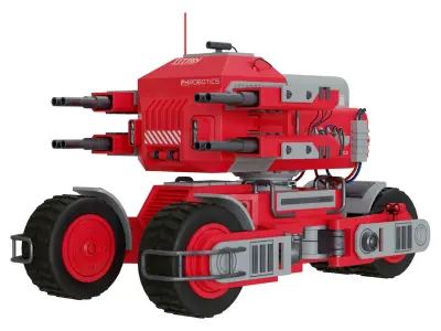 UGV Concept-2-Red 3D model