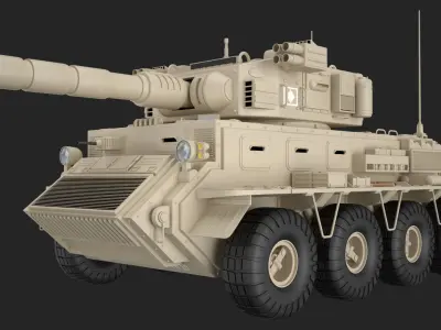 War Vehicle Concept 1 3D model