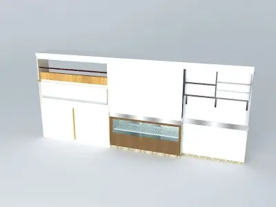 Kit 117 Desk wall by Alex Marques Free 3D model