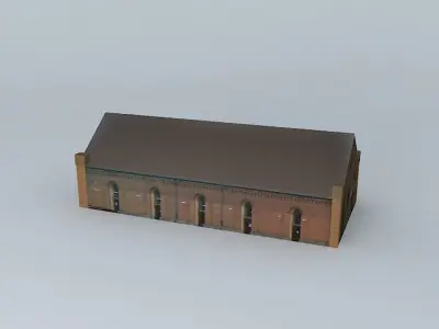 Aarhus Ridehuset Free 3D model