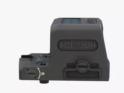 Holosun EPS Carry red dot sight Low-poly 3D model