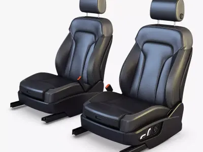 Car Seat Front 3D model