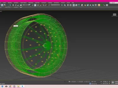 Car tire Free 3D model