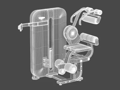 Technogym Selectorized Artis Total Abdominal 3D model