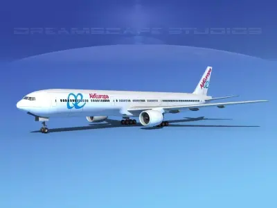 Boeing 777-300 MP Air Europa 3D model