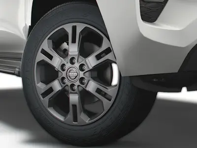 Nissan Navara Tekna 2021 wheel 3D model