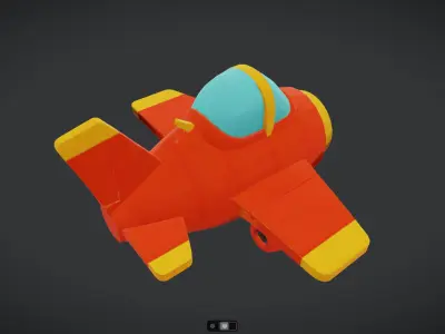 Spacecraft Jet aircraft plane 3dmodel 4 3D model