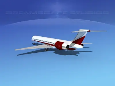 McDonnell Douglas MD83 Corporate 3 3D model