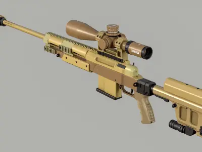 Haenel RS9 - G29 - Replice - LOW POLY Low-poly 3D model