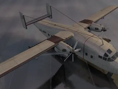 Short 330 or C-23 Sherpa 3D model
