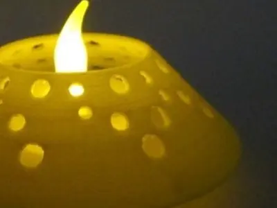 fishing man tealight holder Free 3D print model